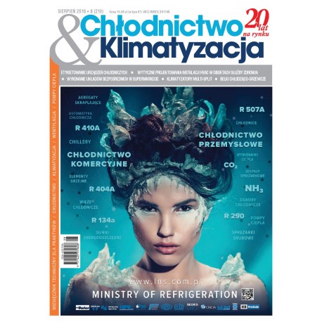 Numer 8/2016 - Chłodnictwo & Klimatyzacja