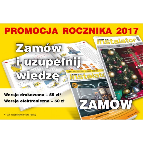Rocznik 2017 - Polski Instalator - wersja elektroniczna