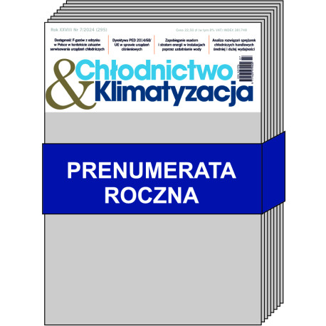 Prenumerata roczna 2025 - Chłodnictwo & Klimatyzacja!