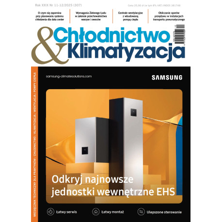 Numer 11-12/2025 - Chłodnictwo & Klimatyzacja